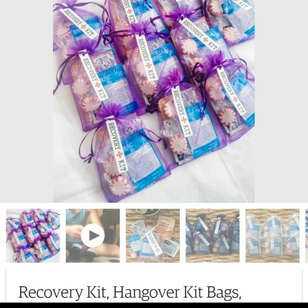 30PC hangover  recovery kit.